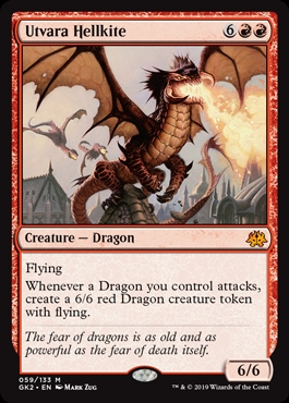 Utvara Hellkite Ravnica Allegiance- Cult of Rakdos